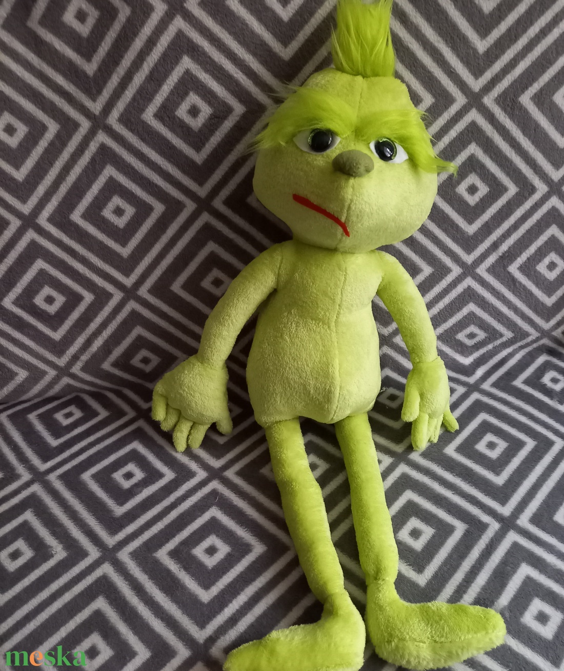 60 cm Grincs jellegű plüss fleece-ből - karácsony - karácsonyi lakásdekoráció - karácsonyi manók, figurák - Meska.hu 60 cm Grincs jellegű plüss fleece-ből - karácsony - karácsonyi lakásdekoráció - karácsonyi manók, figurák - Meska.hu