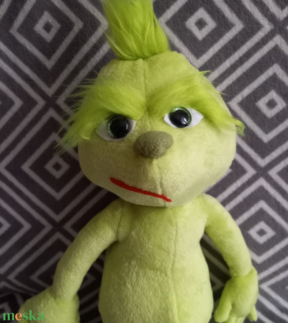 60 cm Grincs jellegű plüss fleece-ből - karácsony - karácsonyi lakásdekoráció - karácsonyi manók, figurák - Meska.hu 60 cm Grincs jellegű plüss fleece-ből - karácsony - karácsonyi lakásdekoráció - karácsonyi manók, figurák - Meska.hu