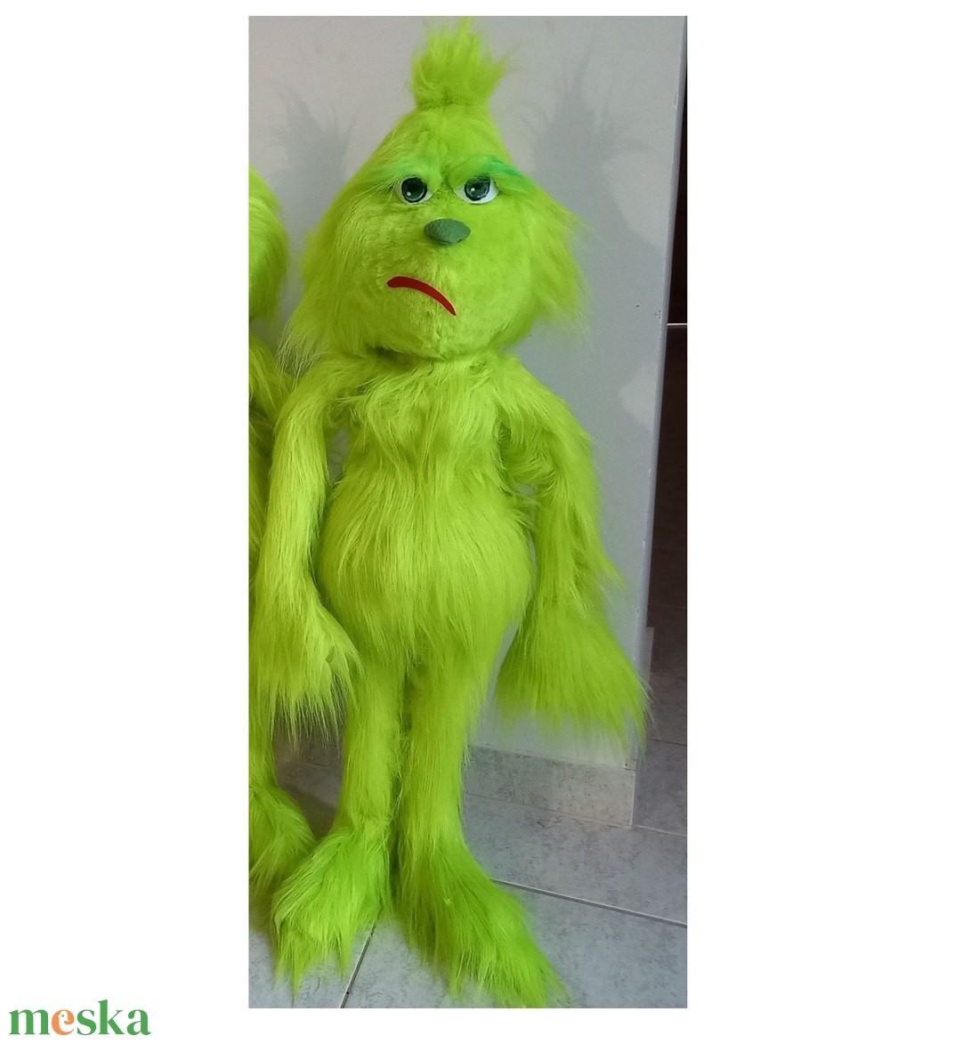 100 cm álló grincs jellegű lény - karácsony - karácsonyi lakásdekoráció - karácsonyi manók, figurák - Meska.hu