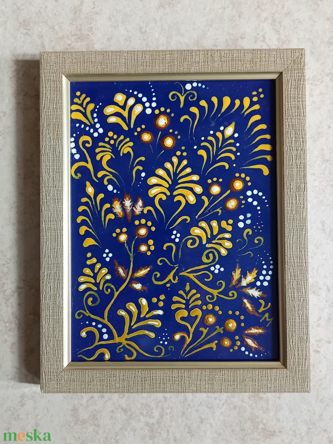 Virágzás - tűzzománc kép - művészet - festmény - tűzzománc - Meska.hu