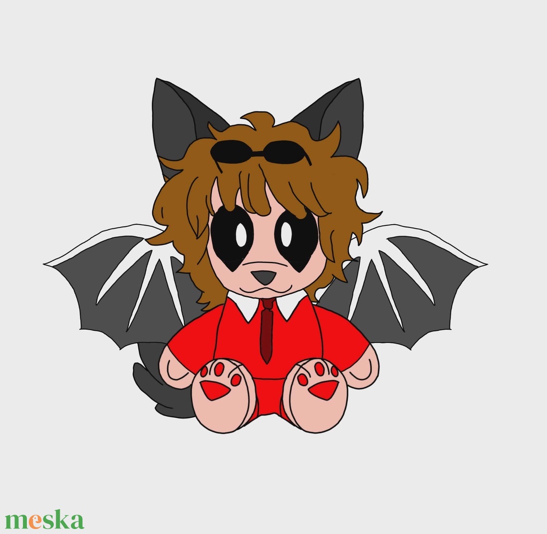 Egyedi plüss rendelés rajz alapján - játék & sport - plüssállat & játékfigura - manócska - Meska.hu