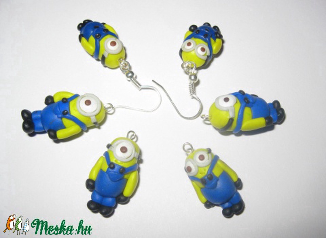 Gru-Minion fülbevaló -  - Meska.hu