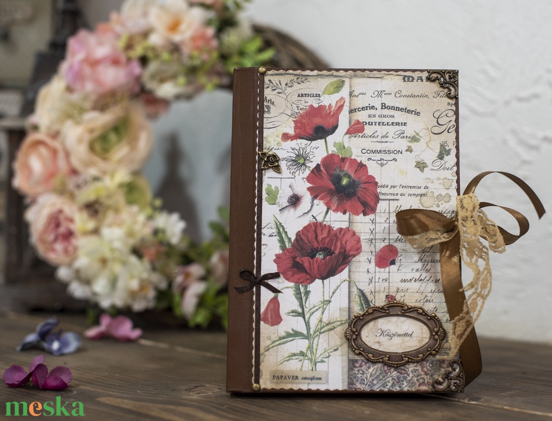  vintage napló, notesz - otthon & életmód - papír, írószer - jegyzetfüzet & napló - Meska.hu