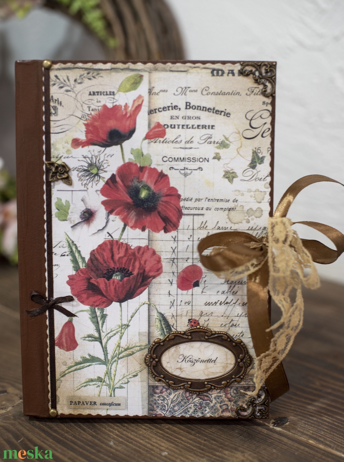  vintage napló, notesz - otthon & életmód - papír, írószer - jegyzetfüzet & napló - Meska.hu