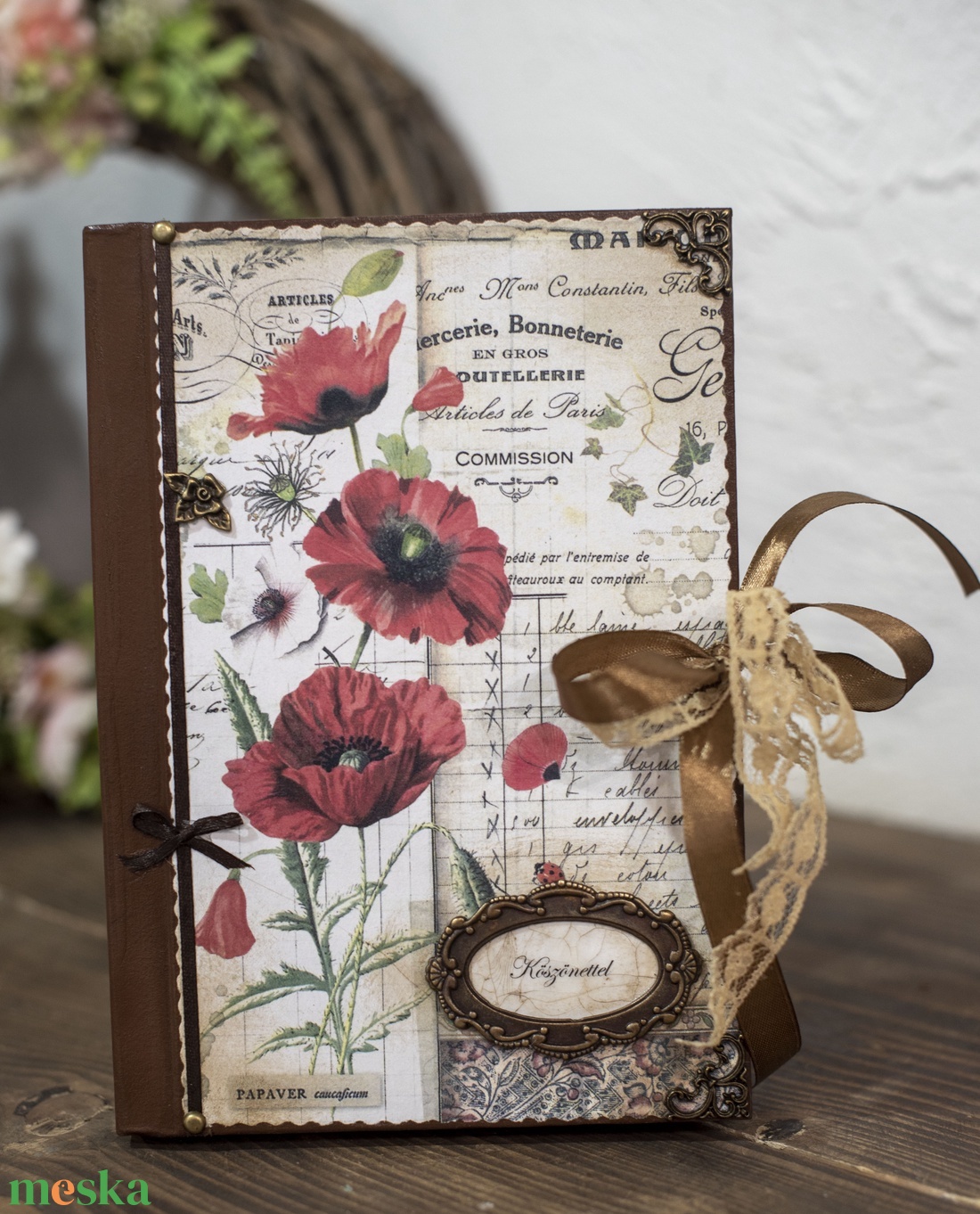  vintage napló, notesz - otthon & életmód - papír, írószer - jegyzetfüzet & napló - Meska.hu