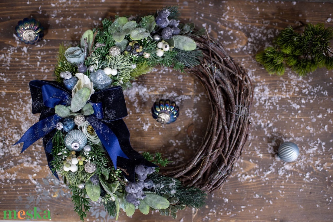 Adventi kopogtató , koszorú - karácsony - adventi díszek - adventi koszorú - Meska.hu