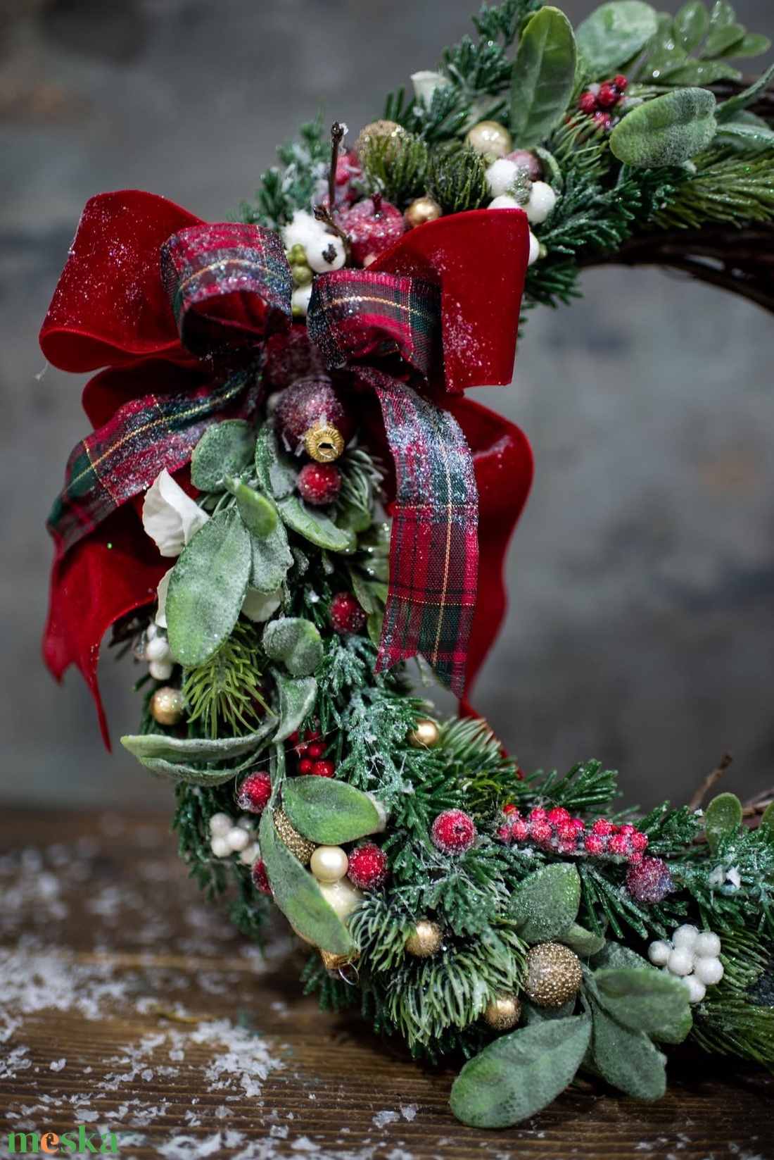 Adventi kopogtató , koszorú - karácsony - adventi díszek - adventi koszorú - Meska.hu