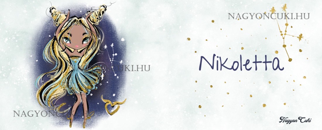 Személyre szabható - Szőke hajú Csini Bika lány mintás bögre - otthon & életmód - konyhafelszerelés, tálalás - tálalás - bögre & csésze - Meska.hu