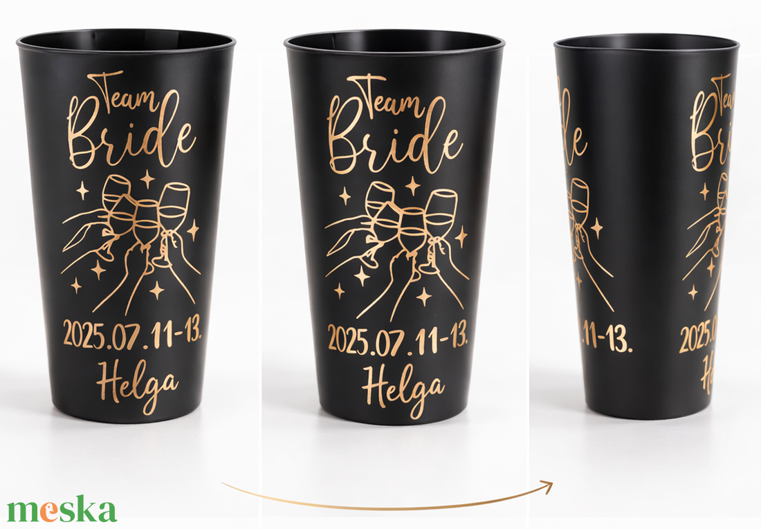 Egyedi, Többször haszn. pohár 500ml - otthon & életmód - konyhafelszerelés, tálalás - tálalás - pohár - Meska.hu