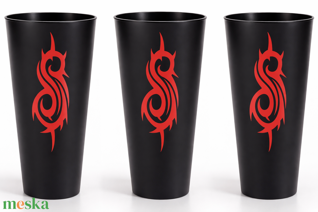 500 ml repohár - Slipknot - otthon & életmód - konyhafelszerelés, tálalás - tálalás - pohár - Meska.hu