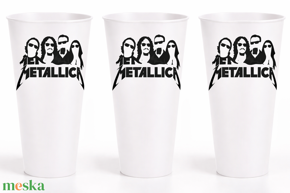 500 ml repohár - Metallica - otthon & életmód - konyhafelszerelés, tálalás - tálalás - pohár - Meska.hu