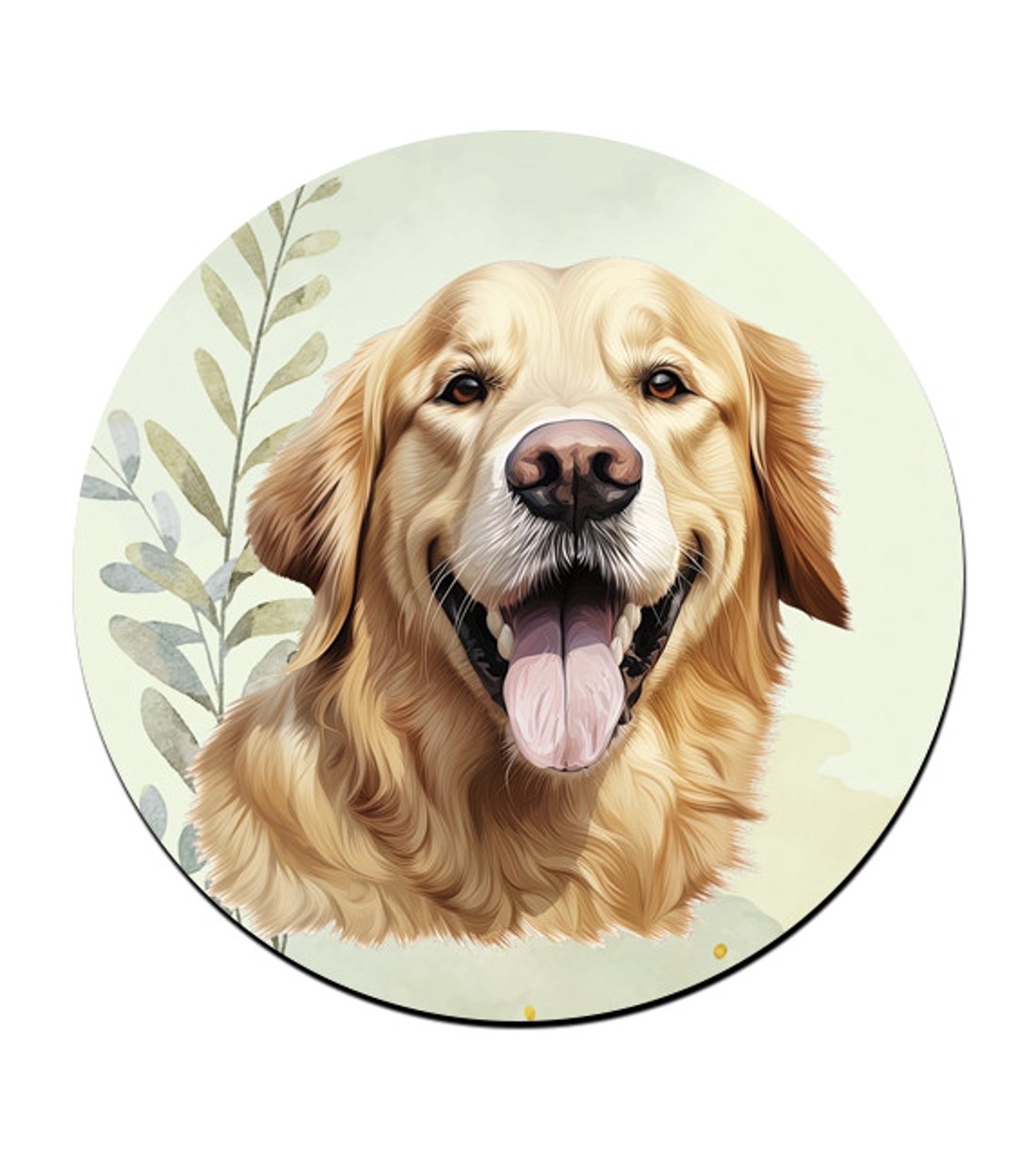 Golden Retriever portré mintás bögre alátét -  - Meska.hu