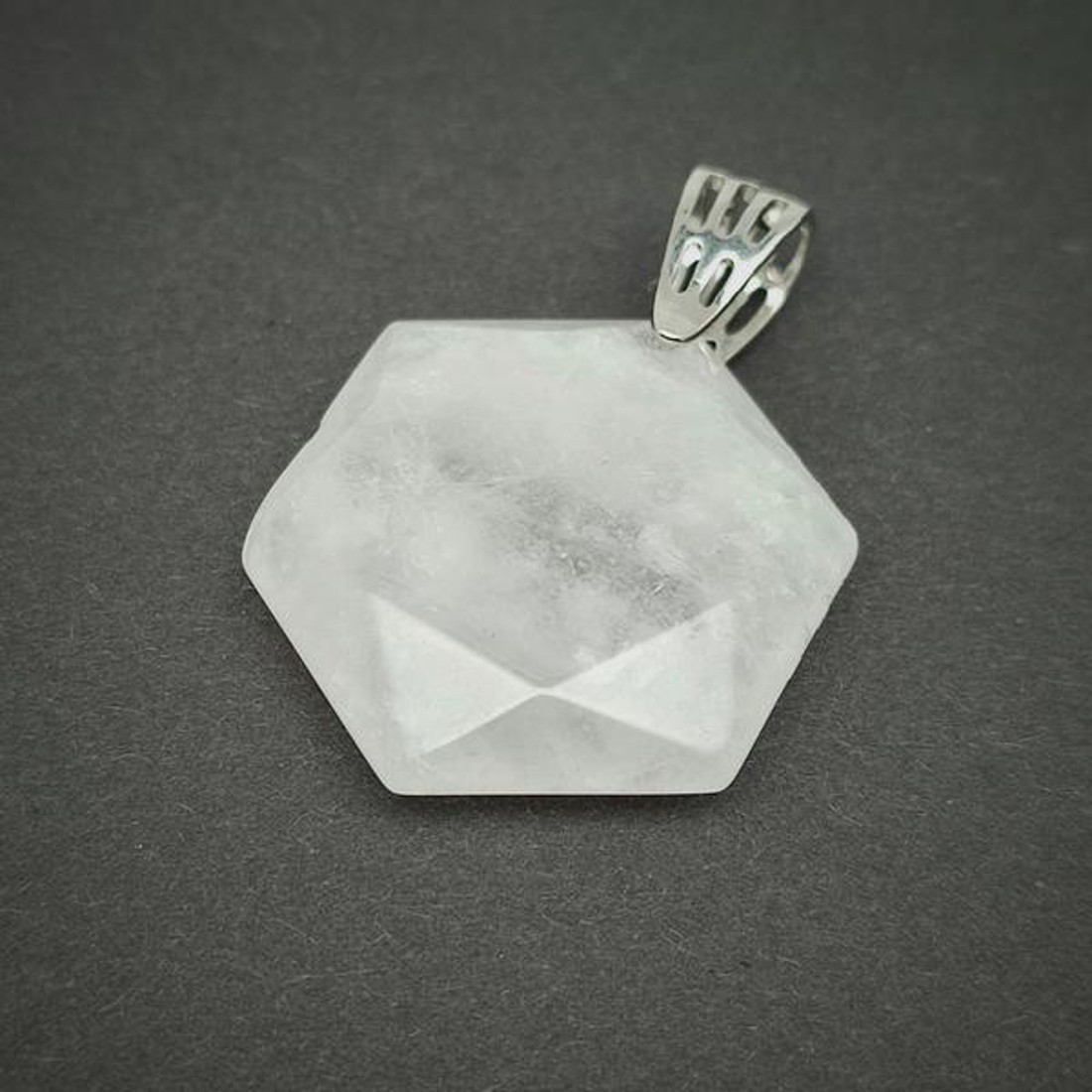 Hexagon medál Hegyikristály 3cm - ékszer - nyaklánc - medál - Meska.hu Hexagon medál Hegyikristály 3cm - ékszer - nyaklánc - medál - Meska.hu