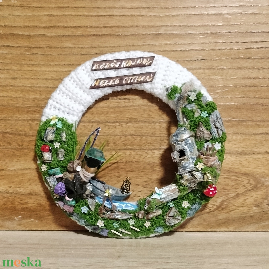 Ködös hajnal, meleg otthon - otthon & életmód - dekoráció - ajtó- és ablak dekoráció - ajtódísz & kopogtató - Meska.hu