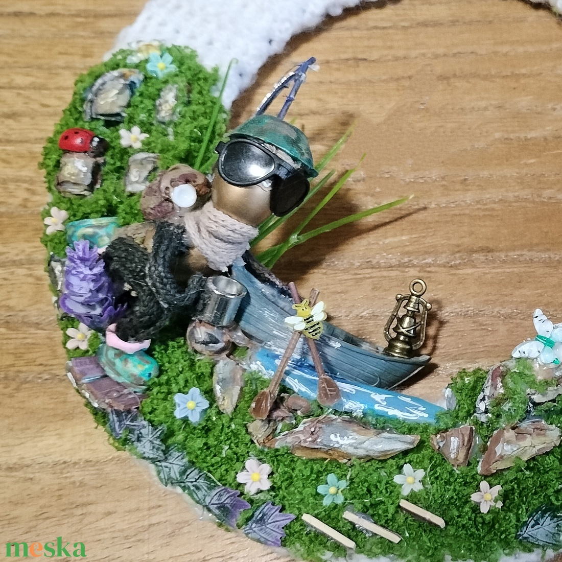 Ködös hajnal, meleg otthon - otthon & életmód - dekoráció - ajtó- és ablak dekoráció - ajtódísz & kopogtató - Meska.hu