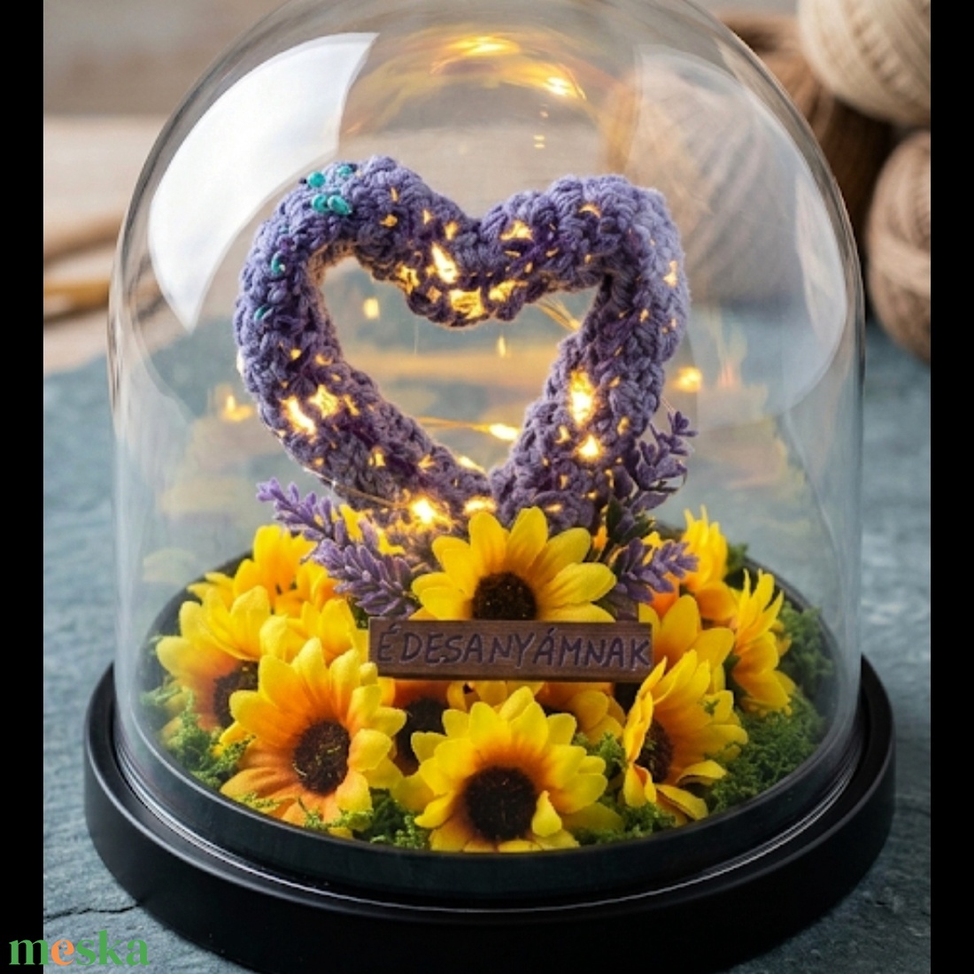 Anyaknapi örök szív  - otthon & életmód - bútor - asztal - Meska.hu