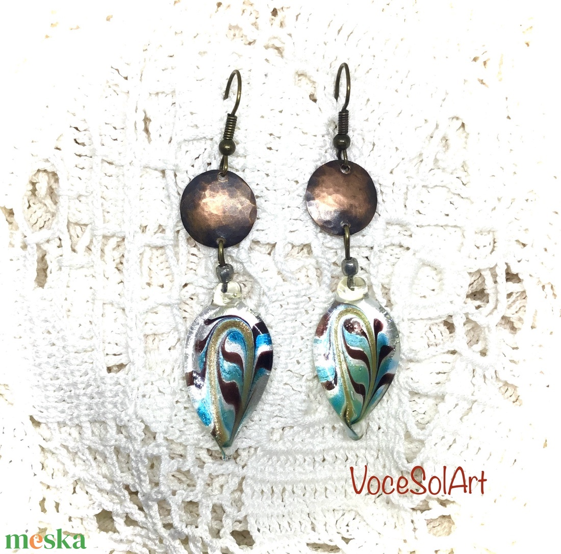 Csendélet Fülbevaló - ékszer - fülbevaló - lógó fülbevaló - Meska.hu