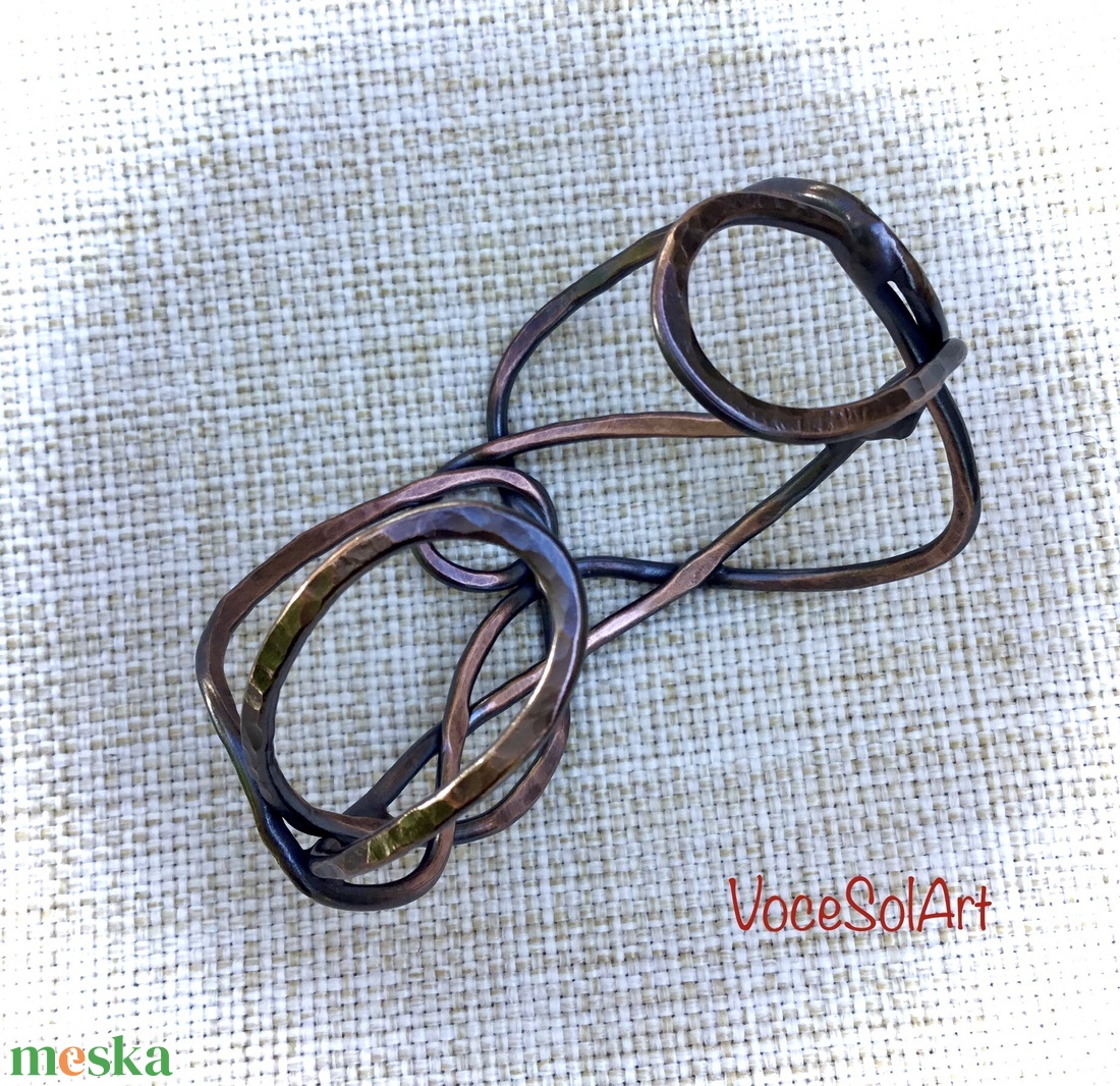 Ölelés karkötő - ékszer - karkötő - széles karkötő - Meska.hu