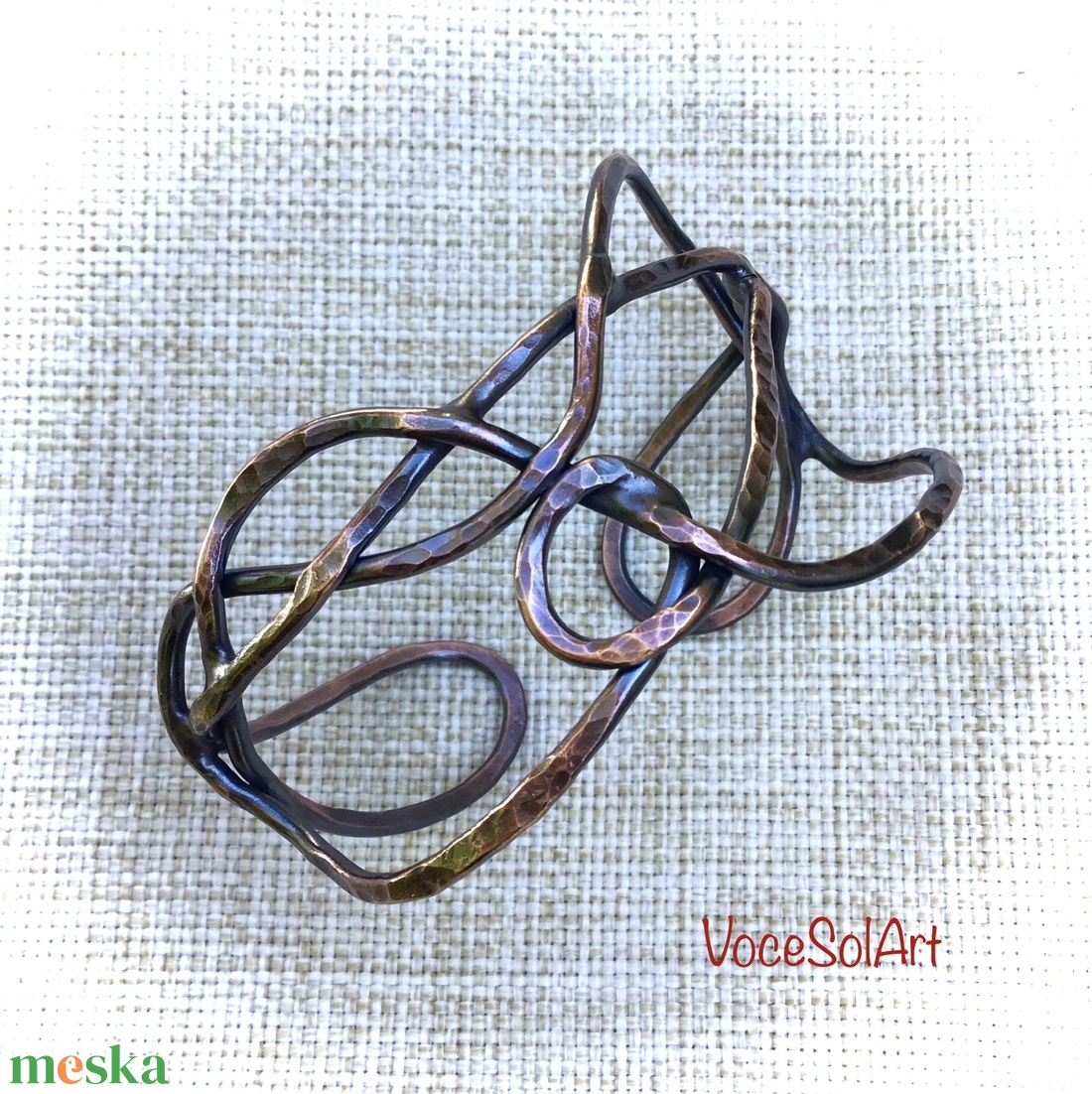 Ölelés karkötő - ékszer - karkötő - széles karkötő - Meska.hu