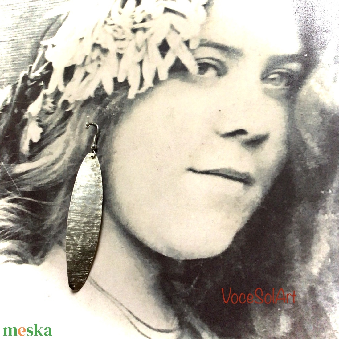 Ezüst cseppkő  Fülbevaló - ékszer - fülbevaló - lógó fülbevaló - Meska.hu