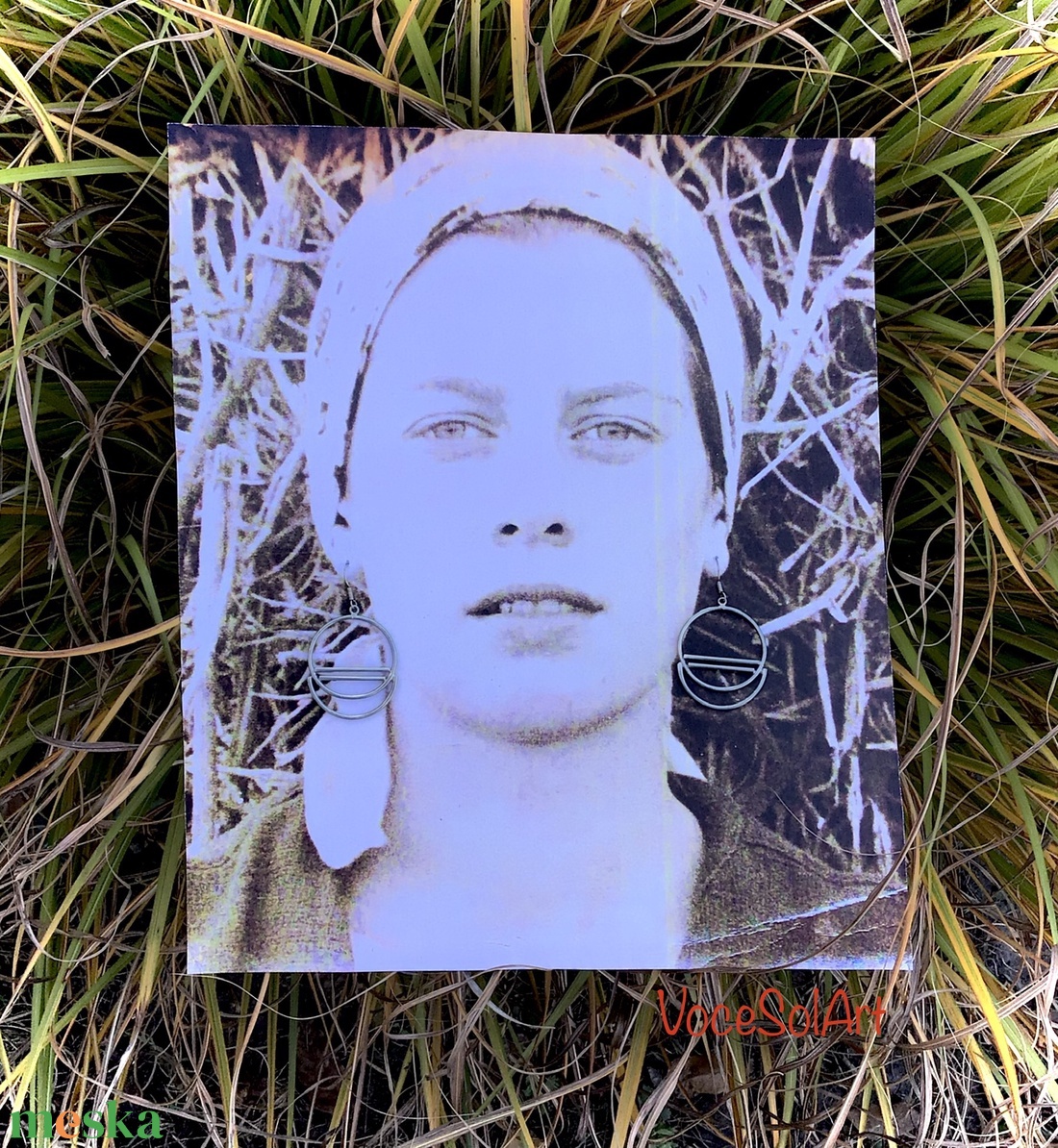 Tükröződés  Fülbevaló - ékszer - fülbevaló - lógó fülbevaló - Meska.hu