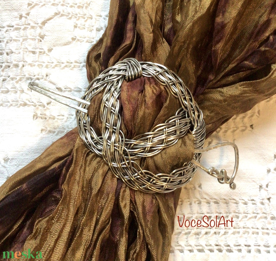 Ezüstfonat  Kontydísz- Hajcsat - ruha & divat - hajdísz & hajcsat - hajcsat & hajtű - Meska.hu