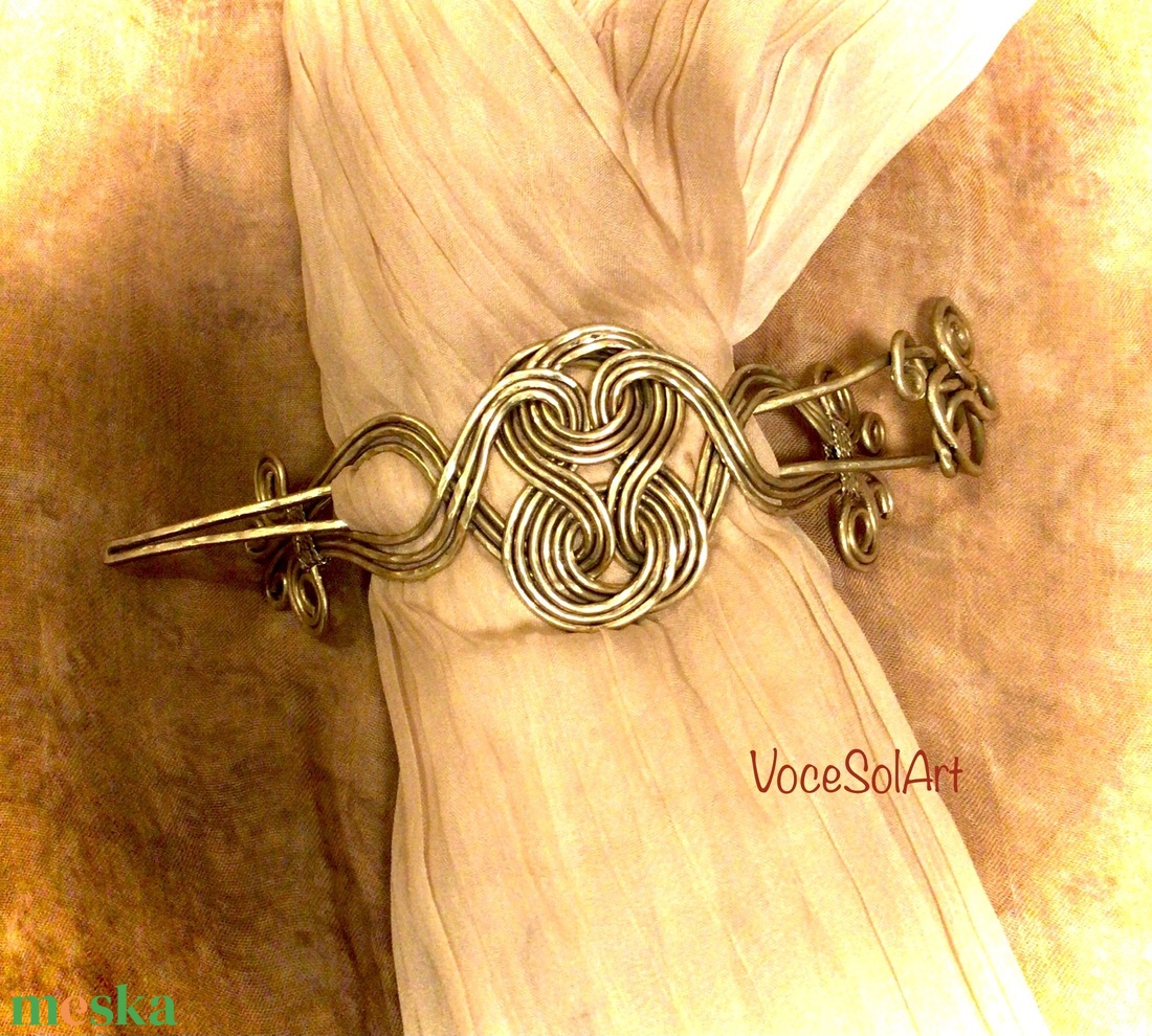 Szívtulipán virágzás  Hajcsat - ruha & divat - hajdísz & hajcsat - hajcsat & hajtű - Meska.hu