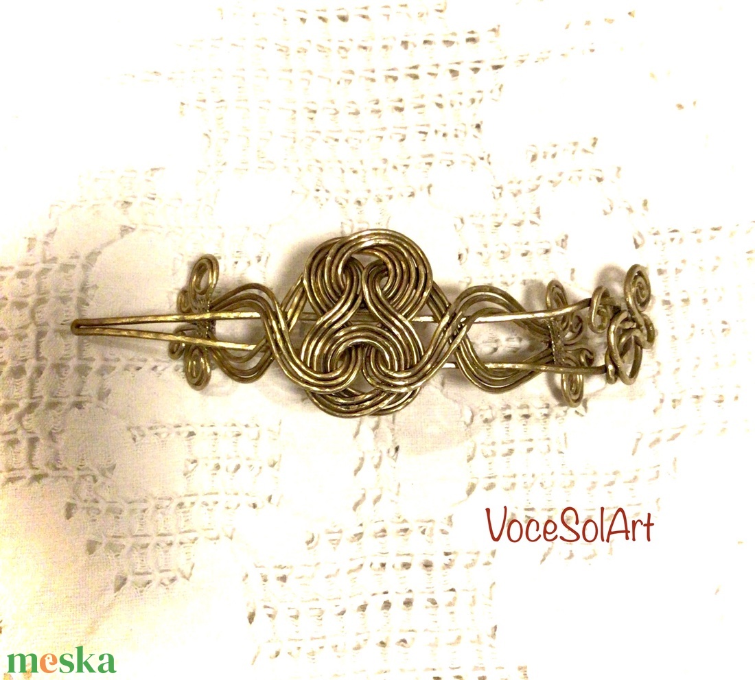 Szívtulipán virágzás  Hajcsat - ruha & divat - hajdísz & hajcsat - hajcsat & hajtű - Meska.hu