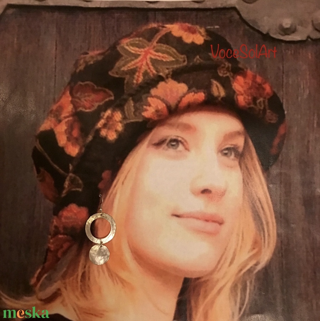 Holdkör Fülbevaló - ékszer - fülbevaló - lógós kerek fülbevaló - Meska.hu