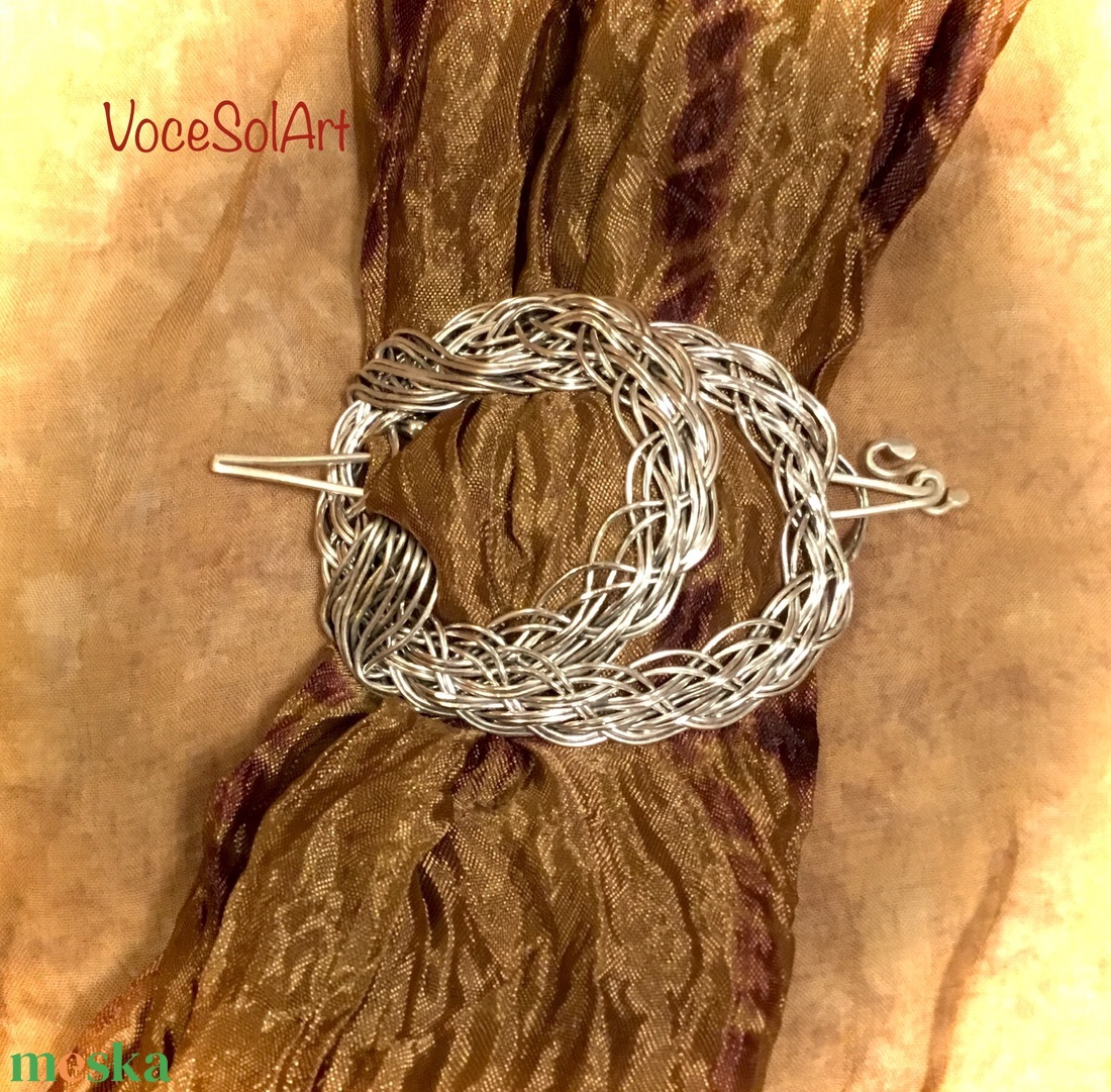 Ezüstfonat  Kontydísz- Hajcsat - ruha & divat - hajdísz & hajcsat - hajcsat & hajtű - Meska.hu