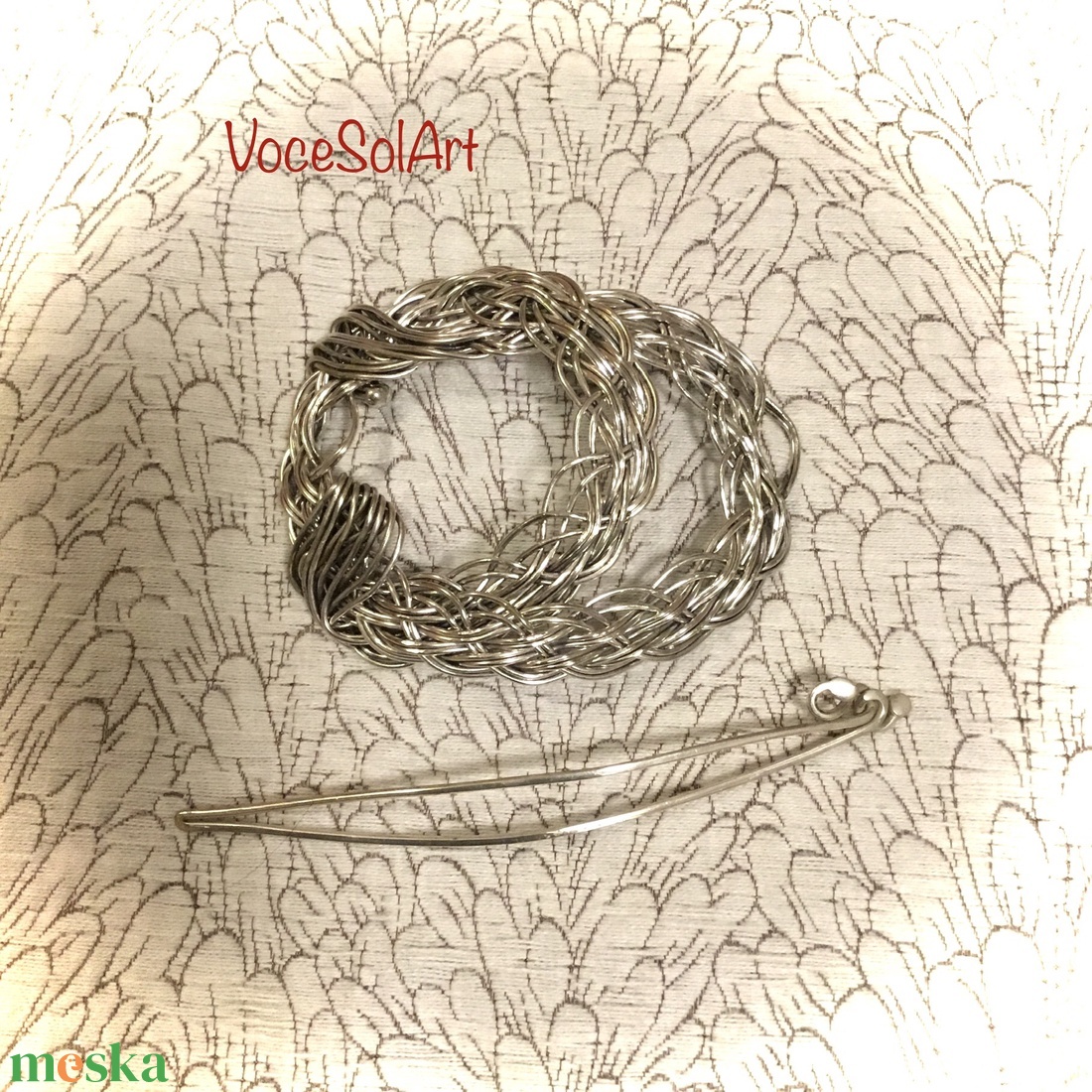 Ezüstfonat  Kontydísz- Hajcsat - ruha & divat - hajdísz & hajcsat - hajcsat & hajtű - Meska.hu