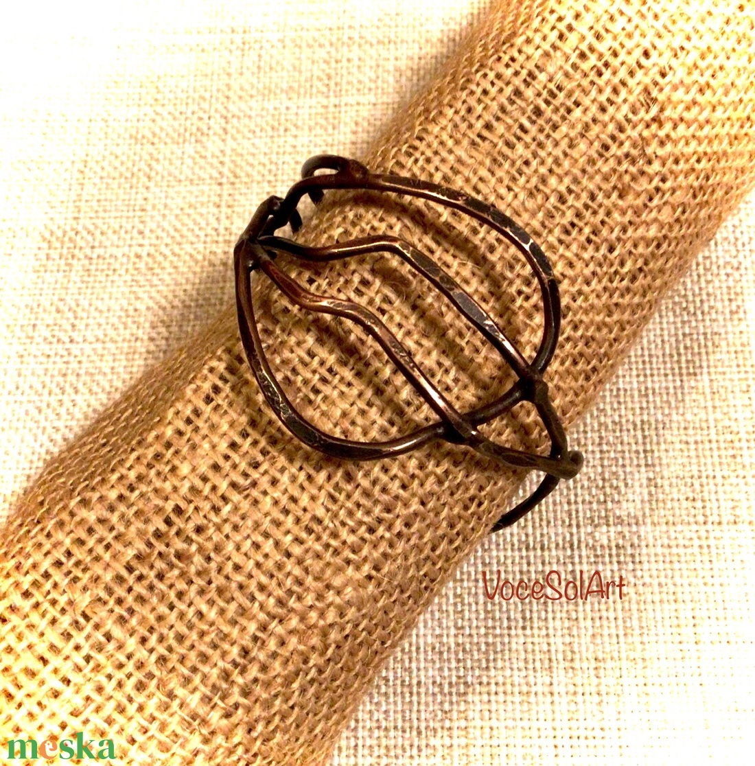 Hullámok Karkötő - ékszer - karkötő - széles karkötő - Meska.hu