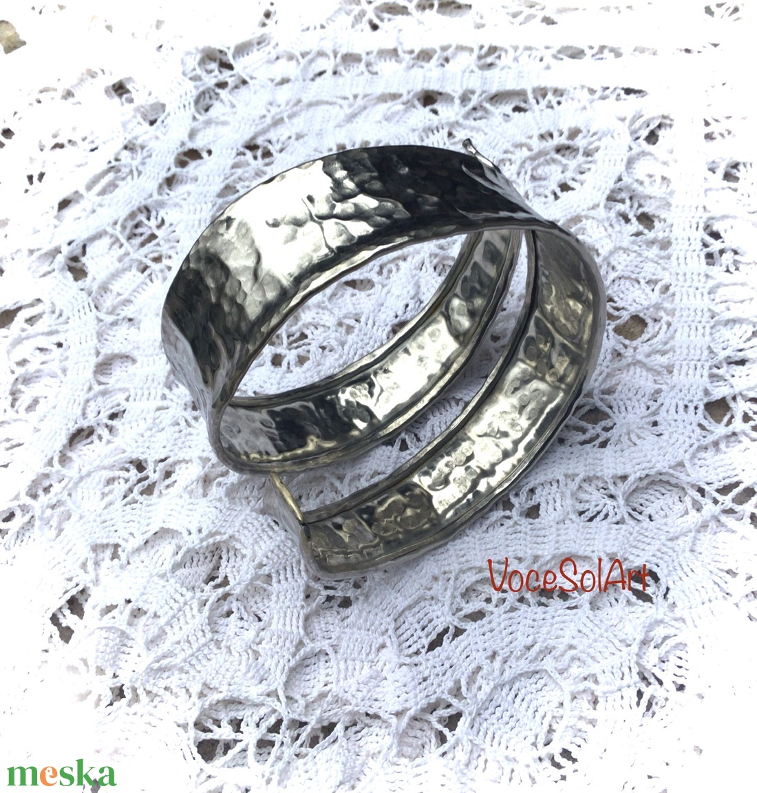 Retro  fények Karkötő - ékszer - karkötő - széles karkötő - Meska.hu