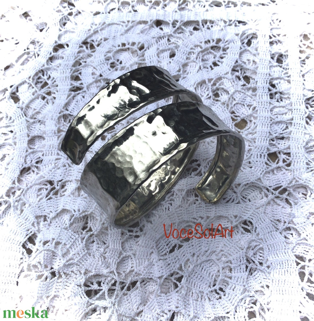 Retro  fények Karkötő - ékszer - karkötő - széles karkötő - Meska.hu