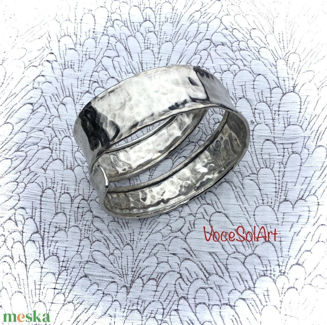 Retro  fények Karkötő - ékszer - karkötő - széles karkötő - Meska.hu