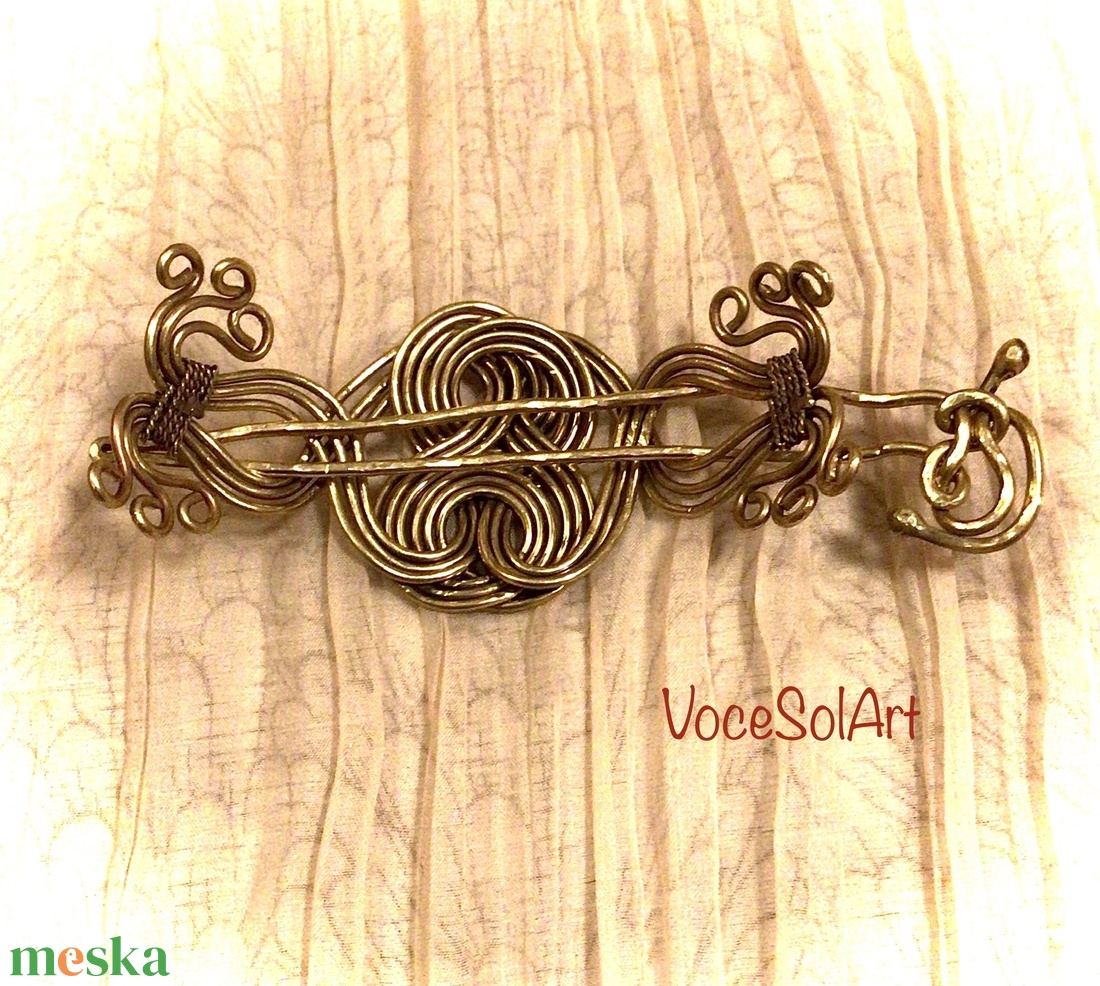 Szívtulipán virágzás 2. Hajcsat - ruha & divat - hajdísz & hajcsat - hajcsat & hajtű - Meska.hu