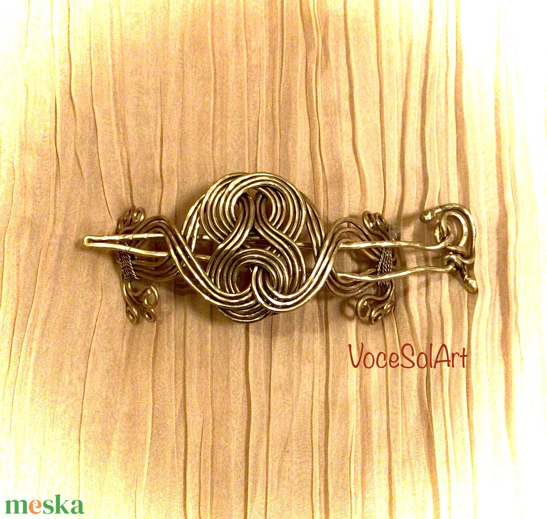 Szívtulipán virágzás 2. Hajcsat - ruha & divat - hajdísz & hajcsat - hajcsat & hajtű - Meska.hu