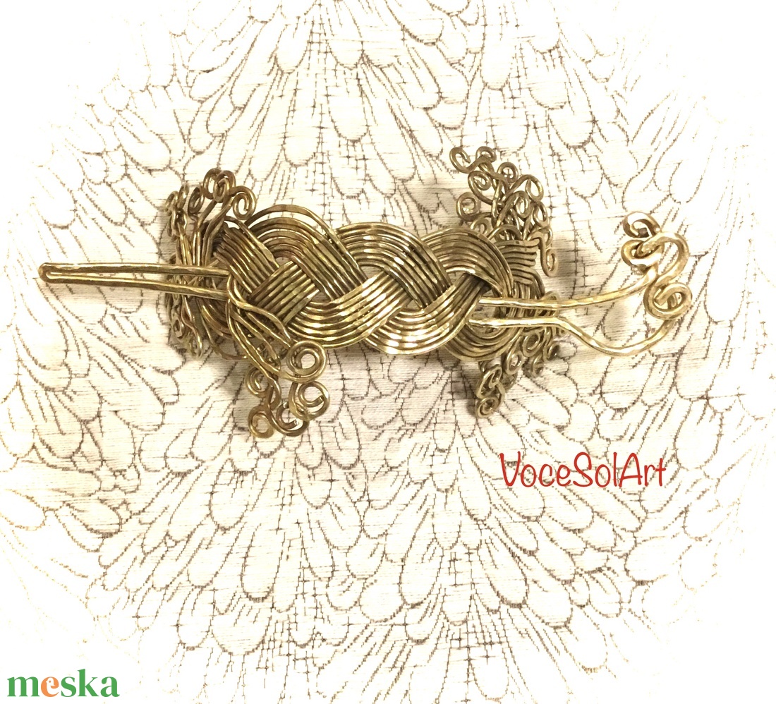 Szerelemvirágzás Hajcsat - ruha & divat - hajdísz & hajcsat - hajcsat & hajtű - Meska.hu