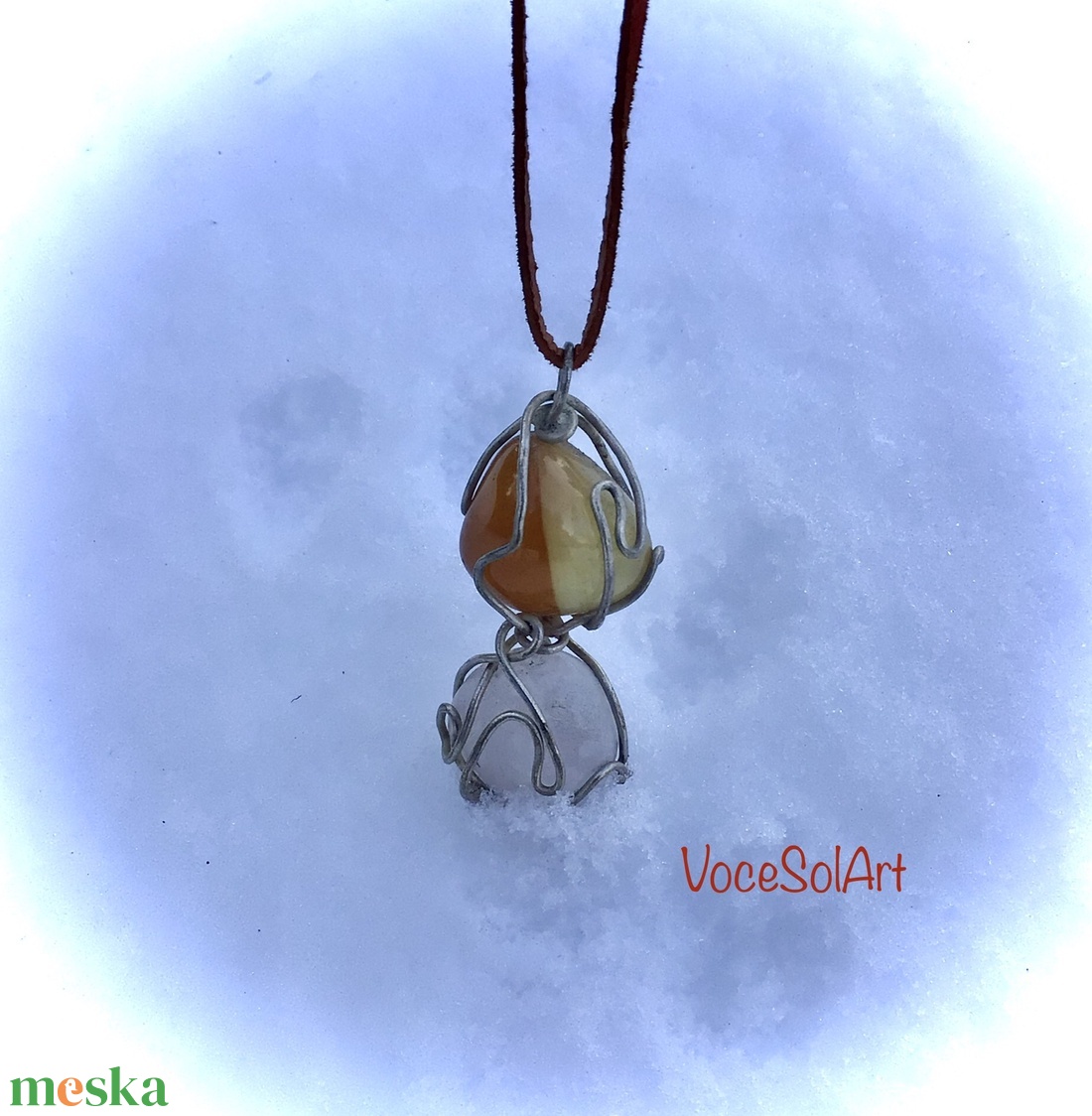 Megállított pillanatok 3. Nyaklánc - ékszer - nyaklánc - bogyós nyaklánc - Meska.hu