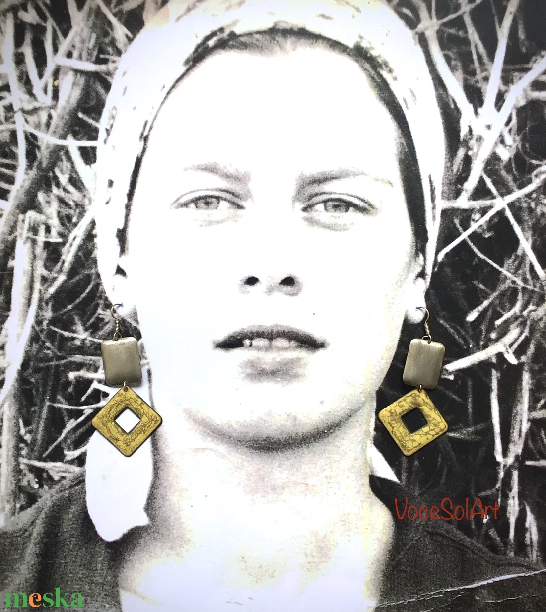 Melegfény  Fülbevaló - ékszer - fülbevaló - lógó fülbevaló - Meska.hu