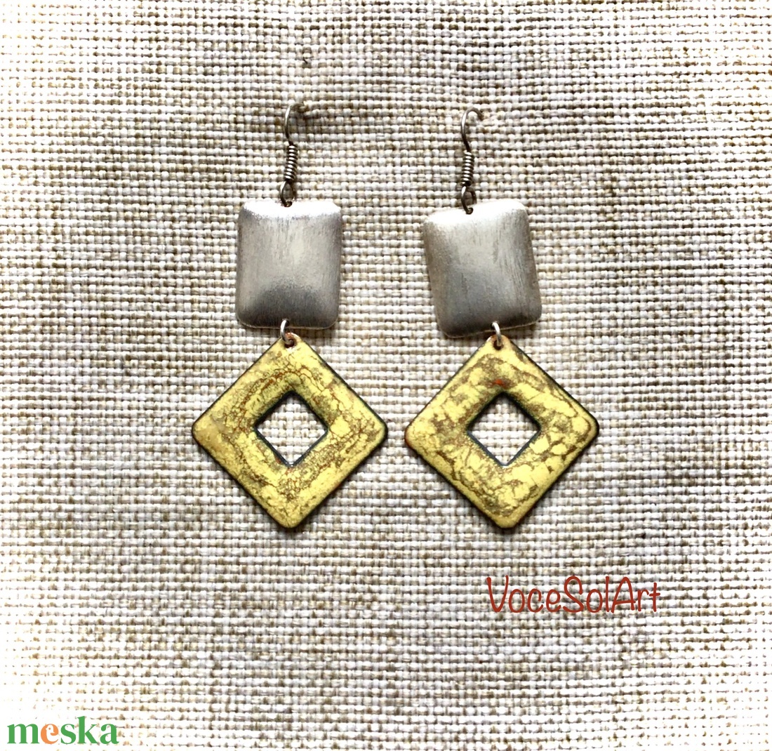 Melegfény  Fülbevaló - ékszer - fülbevaló - lógó fülbevaló - Meska.hu