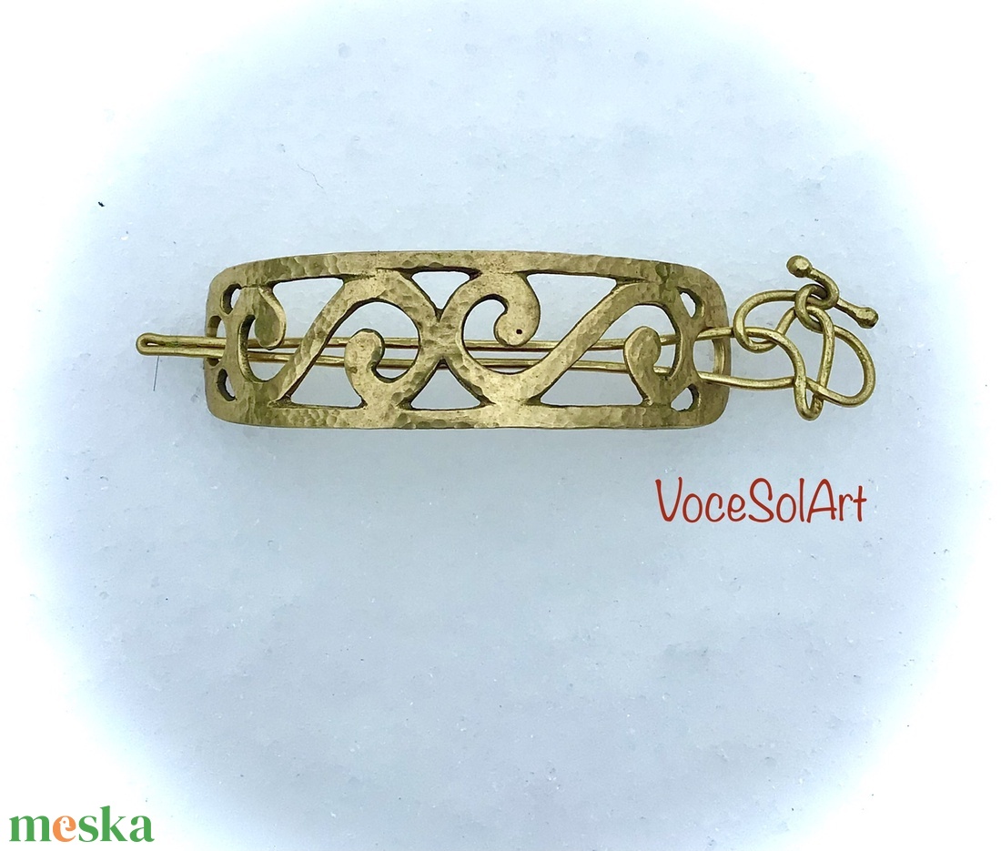 Fénylő hullámok  Hajcsat - ruha & divat - hajdísz & hajcsat - hajcsat & hajtű - Meska.hu