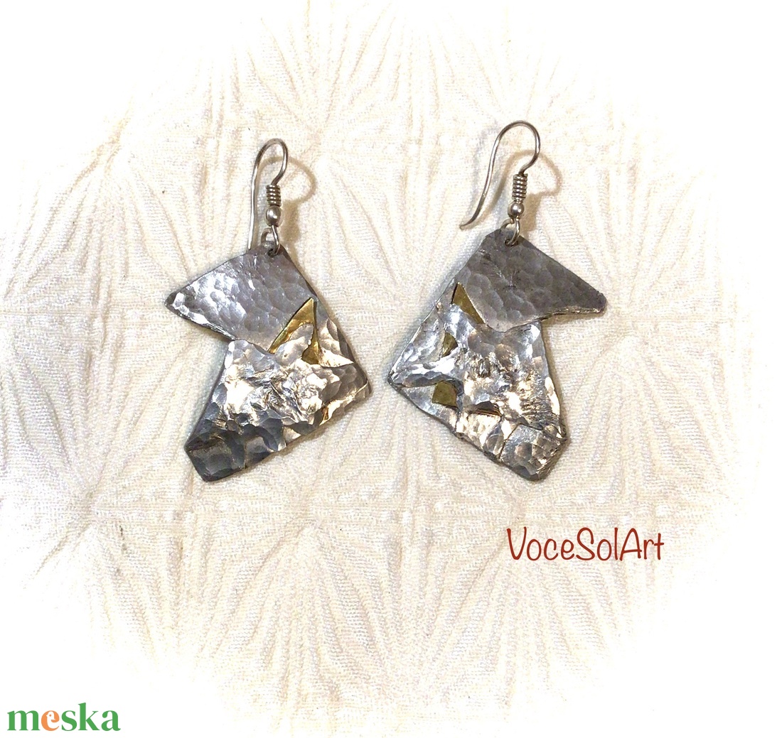 Fényes csillag-Fülbevaló - ékszer - fülbevaló - lógó fülbevaló - Meska.hu