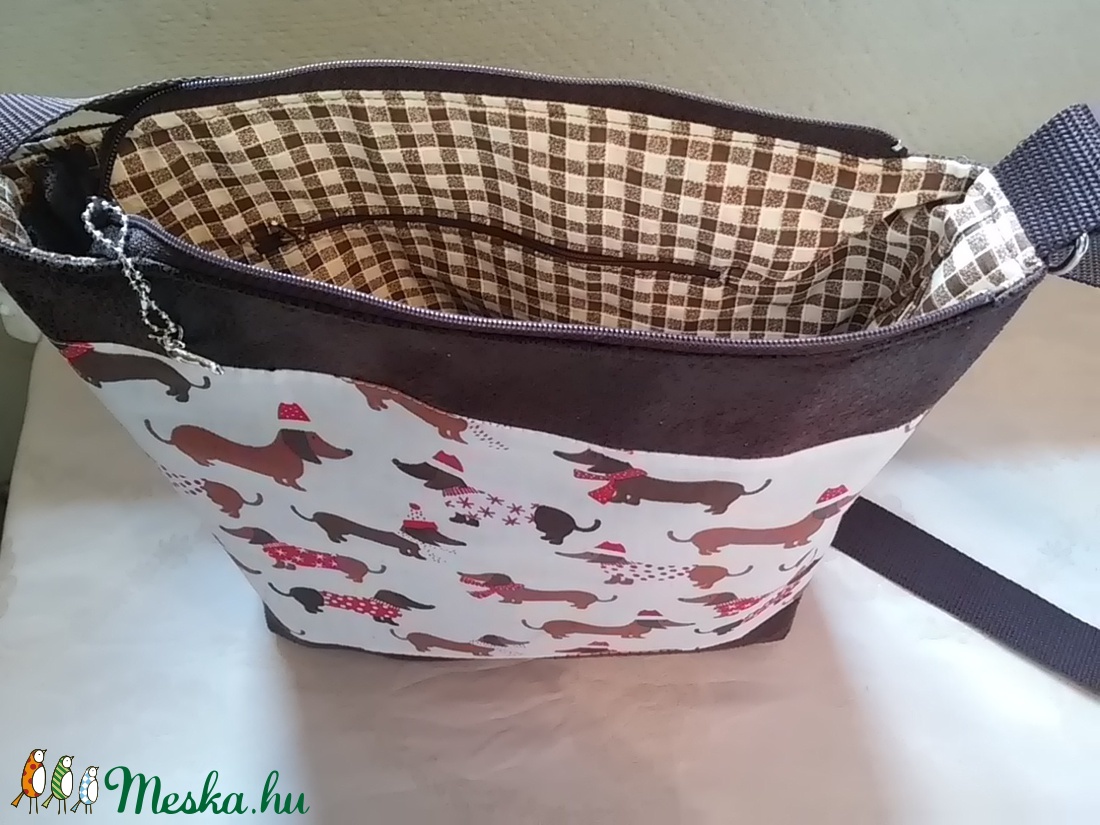 Vicces tacskók.... válltáska -  - Meska.hu