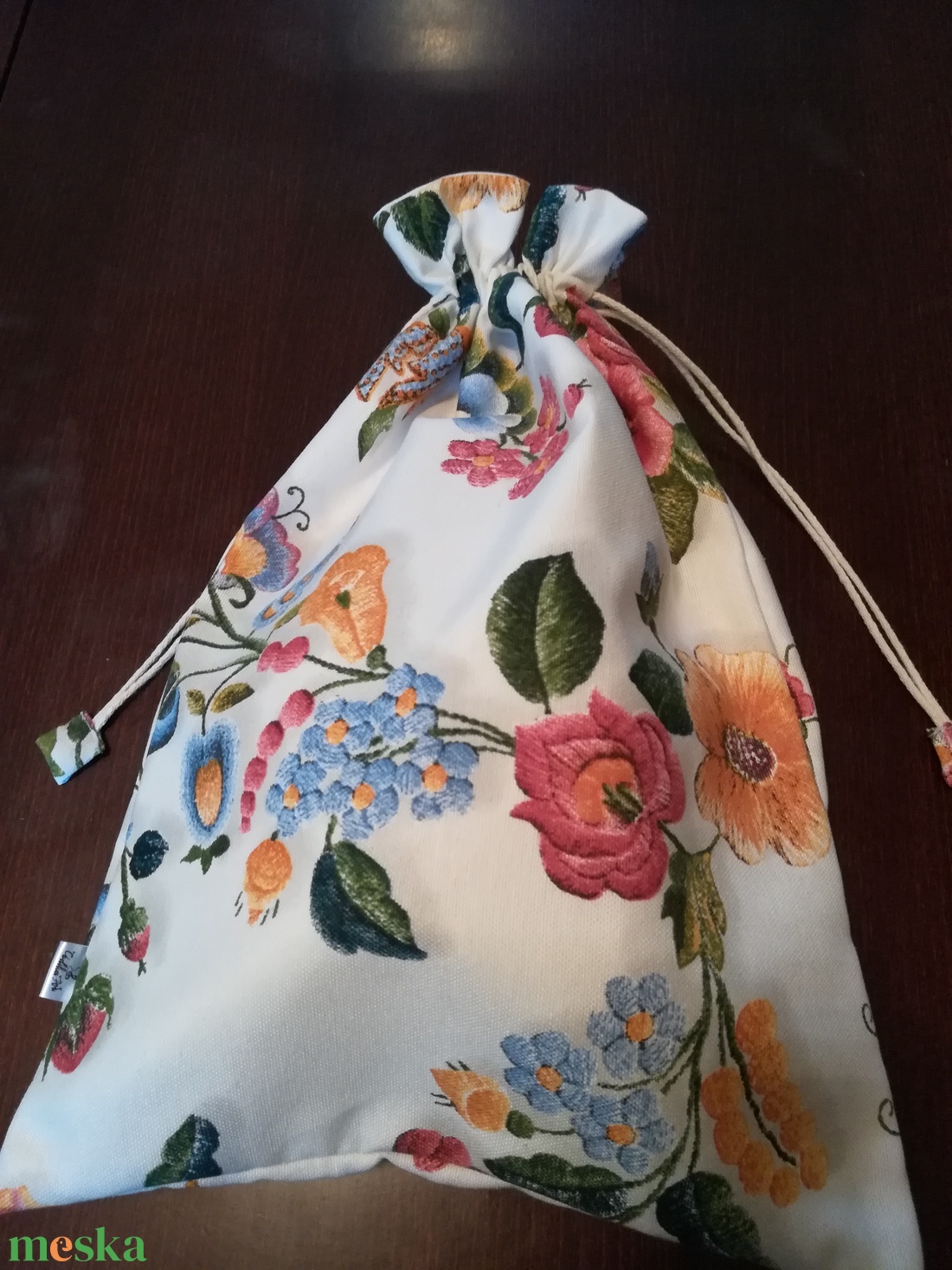 Vidéki romantika, kenyeres zsák  bélelt - táska & tok - bevásárlás & shopper táska - kenyeres zsák - Meska.hu