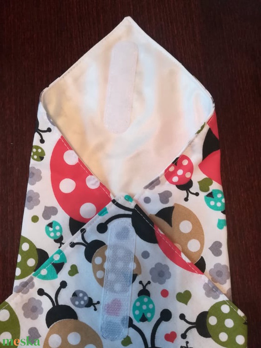 Ujraszalvéta, katicák - táska & tok - uzsonna- & ebéd tartó - szendvics csomagoló - Meska.hu