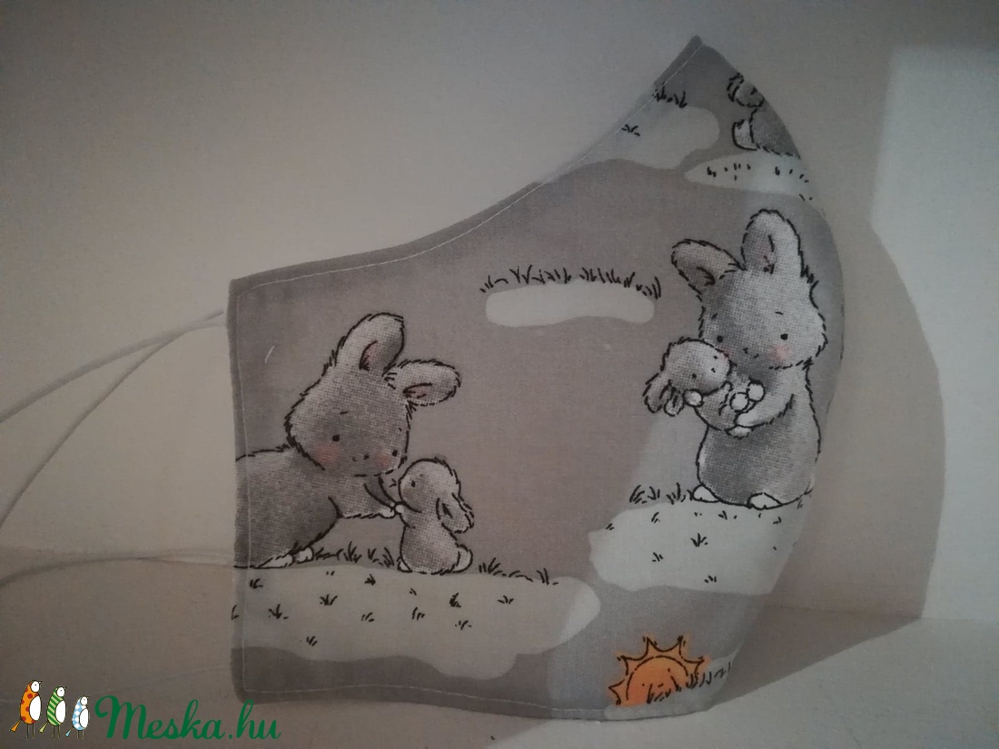 Hello nyuszi,  babát várok, babázok.... szájmaszk - női - női - Meska.hu
