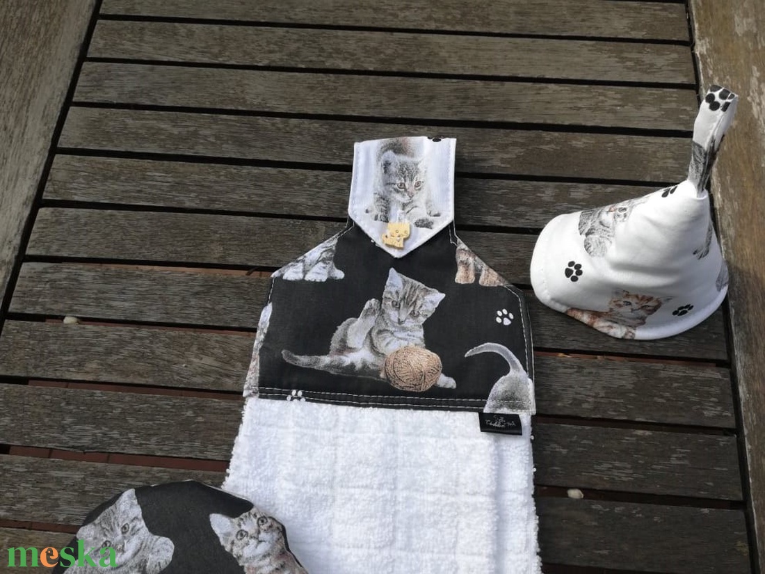 Cicamicák........ konyhai szett - otthon & életmód - konyhafelszerelés, tálalás - konyhai textil - konyharuha & törlőkendő - Meska.hu Cicamicák........ konyhai szett - otthon & életmód - konyhafelszerelés, tálalás - konyhai textil - konyharuha & törlőkendő - Meska.hu