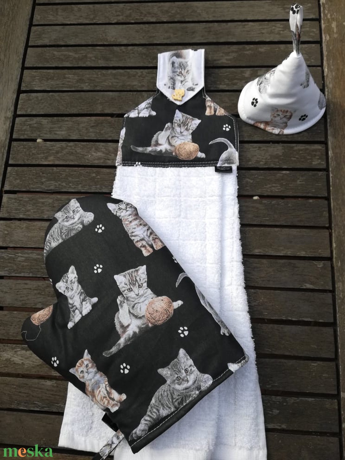 Cicamicák........ konyhai szett - otthon & életmód - konyhafelszerelés, tálalás - konyhai textil - konyharuha & törlőkendő - Meska.hu Cicamicák........ konyhai szett - otthon & életmód - konyhafelszerelés, tálalás - konyhai textil - konyharuha & törlőkendő - Meska.hu