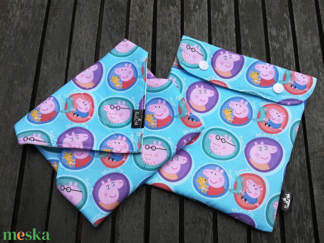 NoWaste, snackbag, Peppa malac, uzsis garnitura - táska & tok - uzsonna- & ebéd tartó - szendvics csomagoló - Meska.hu NoWaste, snackbag, Peppa malac, uzsis garnitura - táska & tok - uzsonna- & ebéd tartó - szendvics csomagoló - Meska.hu